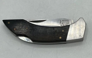 LAKOTA FALCON Lockback Folding Knife ~ Sei Kanemotsu Seki Japan ~ 1980’s Vintage - Picture 1 of 8