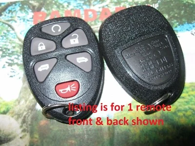 100% OEM GM 05-07 Saturn Relay 2 Sliding Door Remote Fob New Condition 15114376 - Image 1 of 4