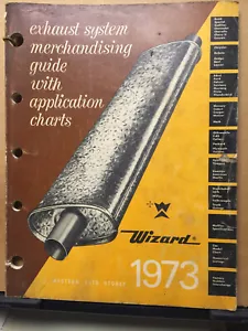 Vtg Western Auto Wizard Exhaust Sytem Catalog Guide Mufflers 1973 Applications - Foto 1 di 4
