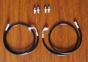 SS Braided Main Front Brake Lines Kit 1992-2000 Honda Civic EK & Civic Del Sol - Picture 1 of 1