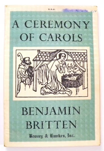 A Ceremony of Carols: For Treble Voices and Harp or Piano by Benjamin Britten - Picture 1 of 7