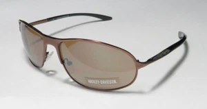 HARLEY-DAVIDSON HDS 612 BRN-1F METAL PILOT SHAPE FRAME DESIGNER HOT SUNGLASSES - Picture 1 of 10