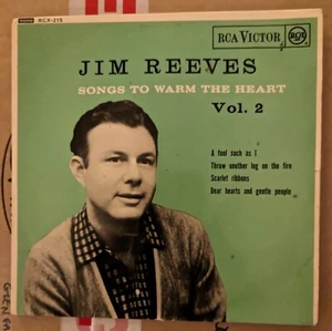 Jim Reeves - Songs To Warm The Heart Vol. 2 7" EP - Picture 1 of 3