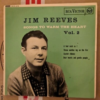Jim Reeves - Songs To Warm The Heart Vol. 2  7" EP - Image 1 of 3