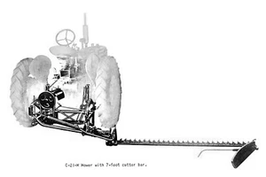 IH McCormick C-21-M Farmall C & Super C Heckanbau-Sichelbalkenmäher manuell - Bild 1 von 13