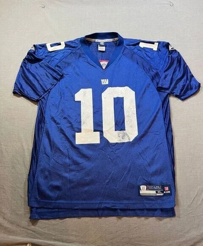 New York Giants Manning Jersey Adult XL Blue Short Sleeve Pullover Mens Cover