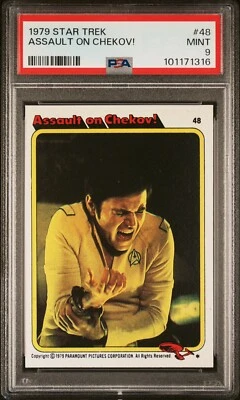 1979 TOPPS STAR TREK ASSAULT ON CHEKOV! #48 TRADING CARD | PSA 9 MINT POP 9 - Image 1 of 4