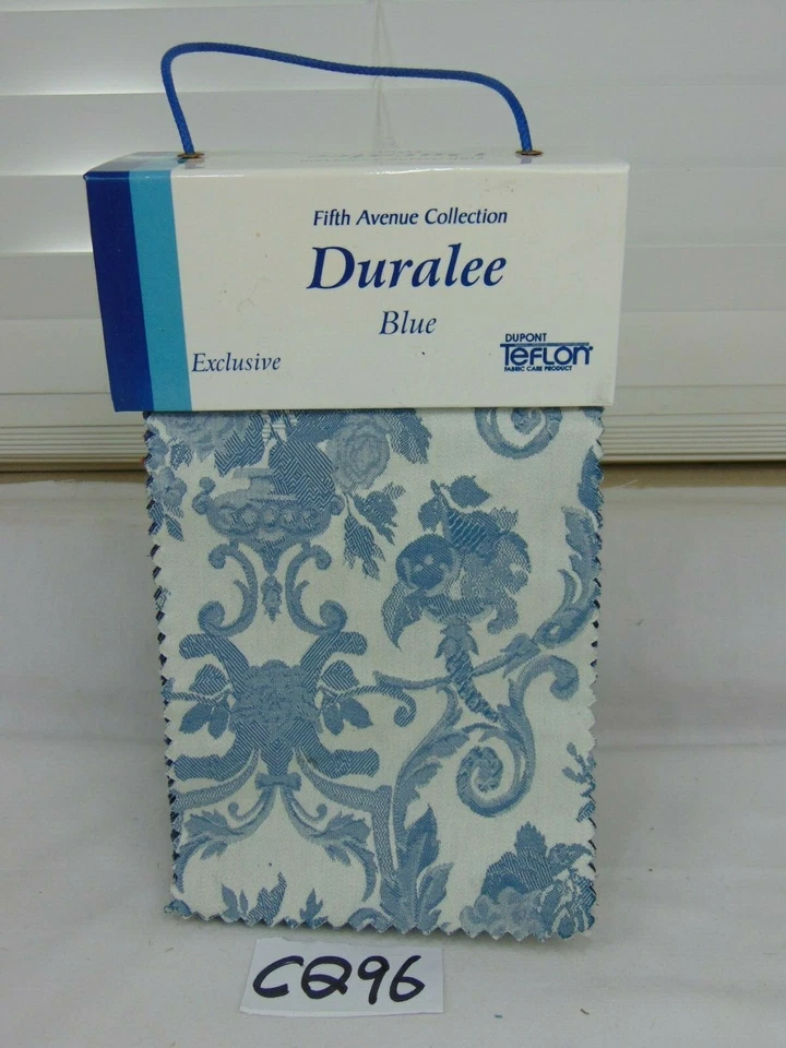 LIBRO DE MUESTRA DE MATERIAL DURALEE COLECCIÓN QUINTA AVENIDA AZUL DUPONT DE COLECCIÓN RARO  Foto 1 de 4