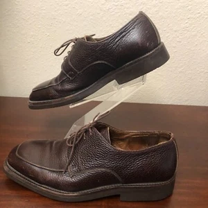 Mocassini Oxford OGGI da uomo in pelle marrone taglia 10,5 - Foto 1 di 6