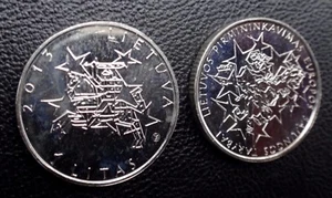 Lithuania 1 litas 2013 Lithuania’s Presidency of the European Union UNC - Picture 1 of 1