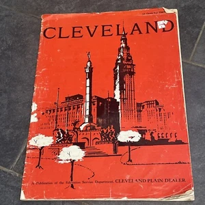 CLEVELAND O. Promo Booklet by Plain Dealer 1960s 64p HISTORY BOOK 14" - Picture 1 of 4