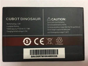 1pcs New Battery For Cubot Dinosaur 4150mAh - Picture 1 of 2