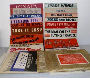 Noten & Liederbuch 22 Stück Anfang 1900 Art Deco verschiedene Künstler Vintage - Bild 1 von 15