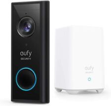 Eufy Security Wireless Video Doorbell 2K HD (Battery-powered) with HomeBase 2 