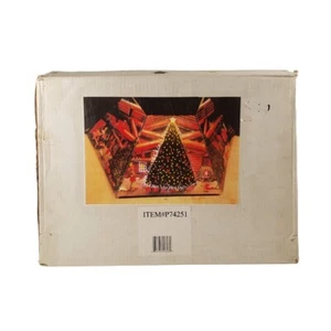 HTF Fiber Optic Christmas Tree Base Cover 3 Panel Item #P74251 New Watch Video - Picture 1 of 10