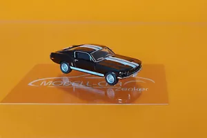 Brekina 19606 Ford Mustang GT 350 Fastback schwarz/weiss 1968 1:87 NEU PKW - Picture 1 of 1