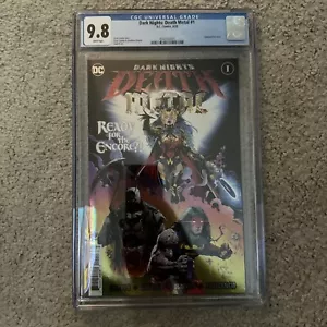 Dark Nights: Death Metal #1 CGC 9.8 Graded - Capullo Foil Cover - Batman - Picture 1 of 2