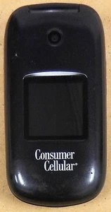 Huawei Envoy U3900 - Black ( Consumer Cellular ) Flip Cell Phone - Picture 1 of 3
