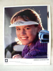 Joueuse de golf Annika Sorenstam dédicacée signée 8 x 10 photo LPGA