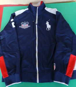 RALPH LAUREN Polo Sport USA Jacket Navy/White/Red XL. M43 - Picture 1 of 17
