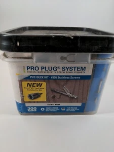 Starborn PXDT304O250 Pro Plug System Azek Deck PVC Deck Kit Kona color 300 sf - Picture 1 of 3