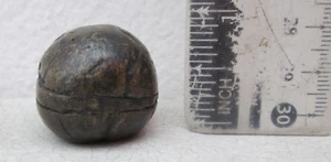  SUPER RARE! 19th.c Laos Lahu Hill Tribe Bronze Opium Weight 95g - Picture 1 of 2