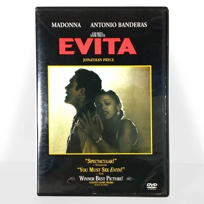 Evita (DVD, 1996, Widescreen)    Antonio Banderas   Madonna   Jonathan Pryce Foto 1 de 3