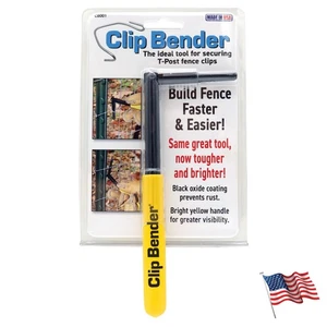 - Made in the USA - Steel tool used for securing T-Post fence clips - Comfort... - Picture 1 of 6