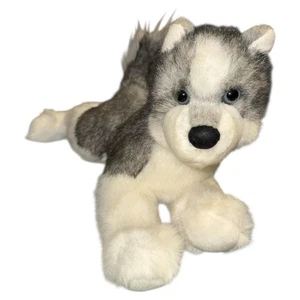 Douglas Cuddle Toy Sasha Husky Plush Puppy Dog 1803.1 Stuffed Animal 15" - Picture 1 of 7