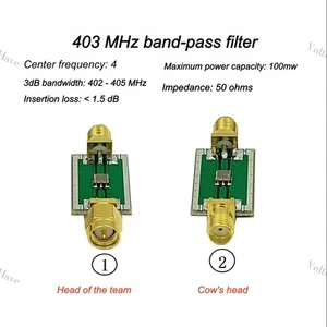1PCS 403MHz/915MHz RF Module Bandpass Filter ADS-B Filter BPF 1090MHz New - Picture 1 of 5