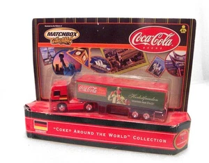 Semirremolque Coca-Cola Matchbox Alemania Mercedes 2000 Mattel Coca-Cola alrededor del mundo - Imagen 1 de 5