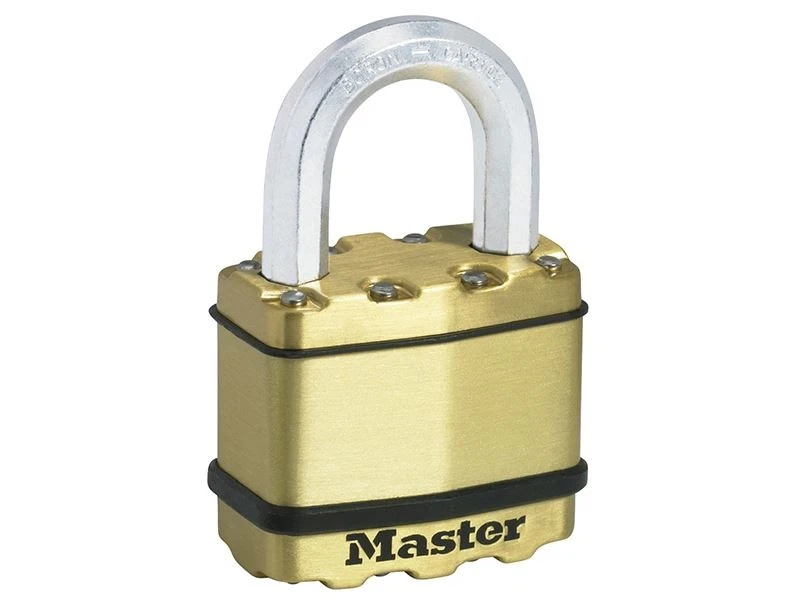 Master Lock - Excell™ Brass Finish 50mm Padlock 4-Pin - Image 1 of 1