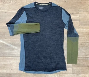 Camicia Smartwool Intraknit Merino Uomo L Base Strato Manica Lunga Girocollo - Foto 1 di 8