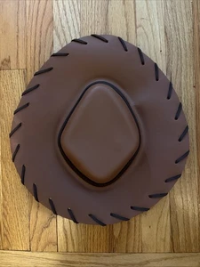 Disney Toy Story Woody Molded Styrofoam Hat Cowboy Brown Costume - Picture 1 of 3