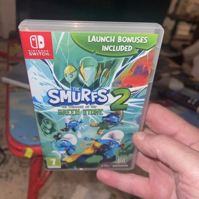 THE SMURFS 2 THE PRISONER OF THE GREEN STONE! Nintendo Switch Game PAL Free Ship - Image 1 of 4