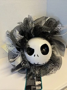 PESADILLA ANTES DE NAVIDAD Jack Skellington Puerta Corona Movimiento Activado Sonido - Imagen 1 de 5