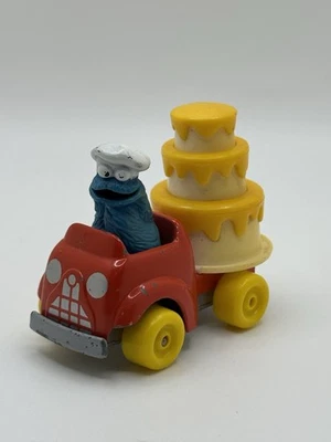 MONSTRUO GALLETA de Plaza Sésamo DE COLECCIÓN Diecast Pastel Juguete Coche Muppets Playskool 1982 Foto 1 de 4