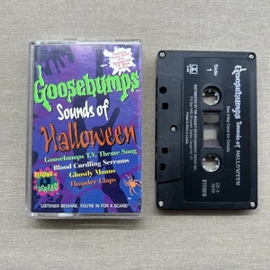 Goosebumps Sounds of Halloween (Cassette Tape 1996) RL Stine Vintage Theme Song+ - Picture 1 of 11