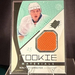 2010-11 Nino Nederreiter Upper Deck Rookie Materials RM-NN Authentic Jersey #25 - Picture 1 of 2