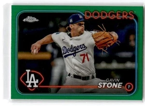2024 Topps Chrome Update #USC75 Gavin Stone Green Refractors #/99 - Bild 1 von 2