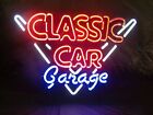 Classic Car Garage 20"x16" Neon Light Sign Lamp Bar Beer Wall Decor Party