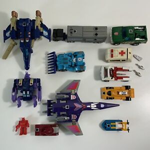 Vintage 1980’s Hasbro Transformers G1 Vehicles Robots Accessories Job Lot