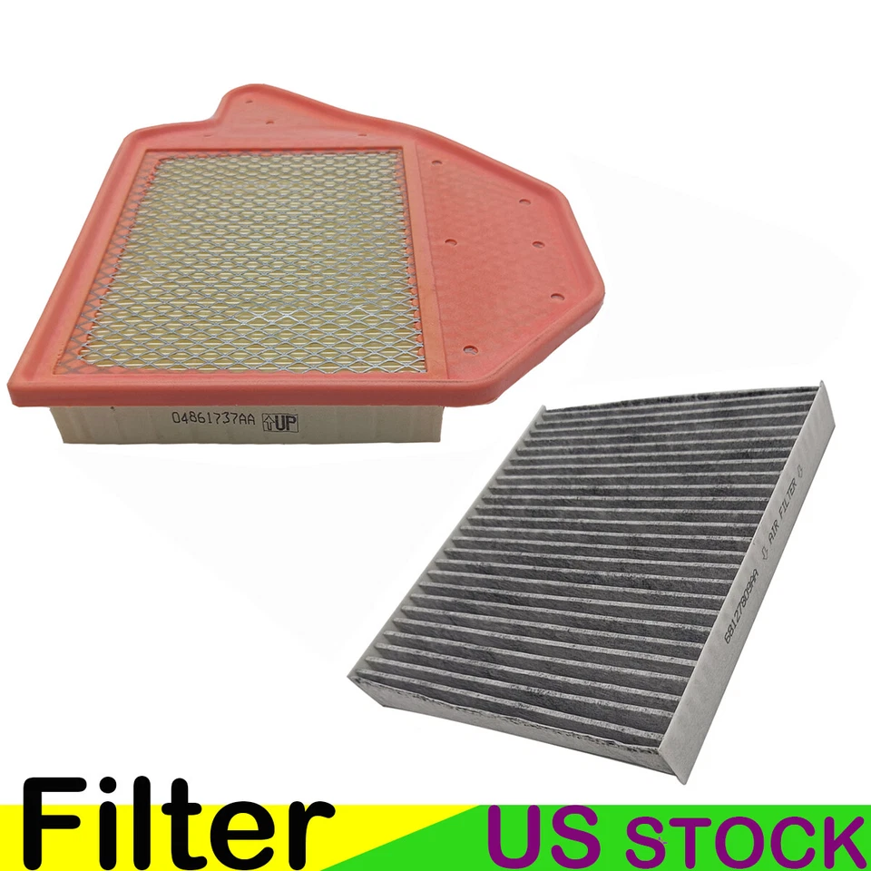 Engine & Cabin Air Filter for Dodge Grand Caravan Chrysler Town & Country 3.6L Foto 1 de 4
