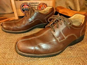 Johnston & Murphy Brown Leather Oxford Shoes Men Size 8 M Shuler 7223 - Picture 1 of 20