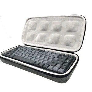 Keyboard Protective Hard Case Soft Lining for logitech MX Keys Mini Carry Bag - Picture 1 of 7