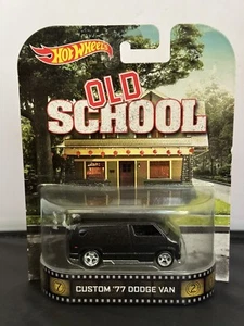 Hot Wheels Old School Custom '77 Dodge Van Die-Cast Retro Entertainment Series - Picture 1 of 7