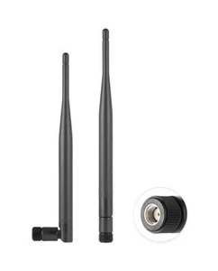 2PCS 4G LTE Antenne Cellulaire 5dBi RP-SMA Mâle Antenne Compatible avec 4G LT... - Photo 1/6