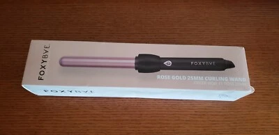 FOXYBAE 25mm Rose Gold Professional Ceramic Tourmaline Infused Curling Wand - Image 1 of 4