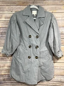 Chelsea & Violet Big Girls sz M Grey Corduroy Shacket Jacket Quarter Sleeve - Picture 1 of 12
