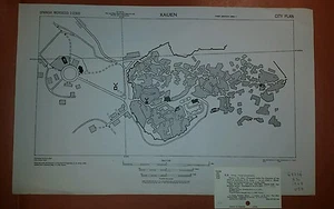 1943 US Army Karte Xauen Marokko - Picture 1 of 6